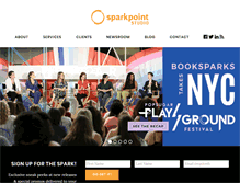 Tablet Screenshot of gosparkpoint.com